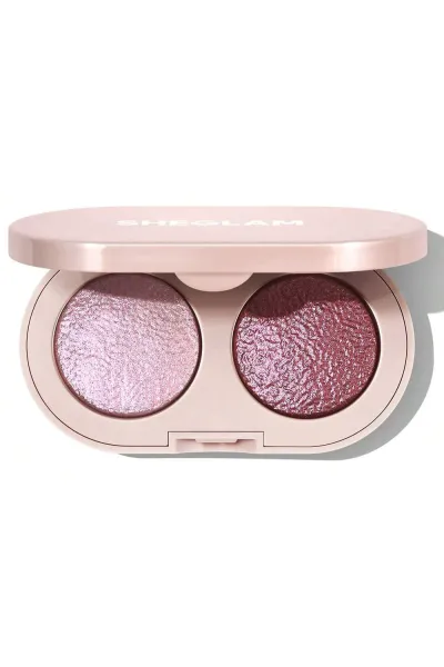 خرید سایه چشم دو رنگ پخته شده ژله‌ای براق رنگ Ultraviolet Strobe شیگلم Sheglam