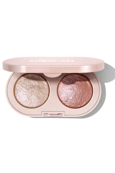 سایه چشم دو رنگ پخته شده ژله‌ای براق رنگ Prism Echo Sheglam 