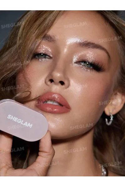  تصویر 5 : سایه چشم دو رنگ پخته شده ژله‌ای براق رنگ Quartz Rising شیگلم Sheglam 