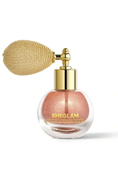 خرید و قیمت اسپری هایلایتر و براق کننده بدن Go Go Glow رنگ زرشکی درخشان Crimson Sparkle Sheglam  شیگلم اصل