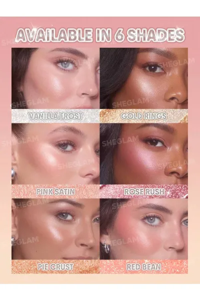  تصویر 4 : هایلایتر استیکی کره‌ای مدل Buttery Bling رنگ Vanilla Frost شیگلم Sheglam 