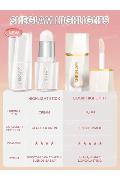  تصویر 6 : هایلایتر استیکی کره‌ای مدل Buttery Bling رنگ Vanilla Frost شیگلم Sheglam 