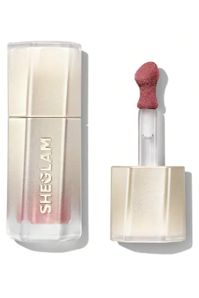 خرید و قیمت رژ لب مایع اکلیلی مدل Stardust Swipe Glitter Liquid Lipstick رنگ شامپاینی درخشان (Champagne Orbit) Sheglam  شیگلم اصل