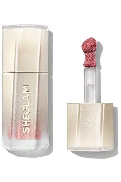 خرید و قیمت رژ لب مایع اکلیلی مدل Stardust Swipe Glitter Liquid Lipstick رنگ نود کهکشانی (Bare Nebula) Sheglam  شیگلم اصل