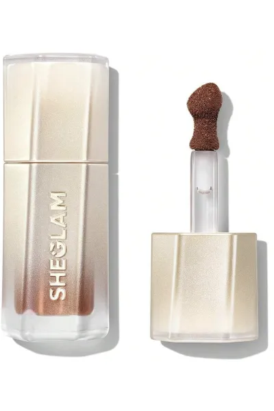 خرید و قیمت رژ لب مایع اکلیلی مدل Stardust Swipe Glitter Liquid Lipstick رنگ موکای شهابی (Mocha Meteor) Sheglam  شیگلم اصل