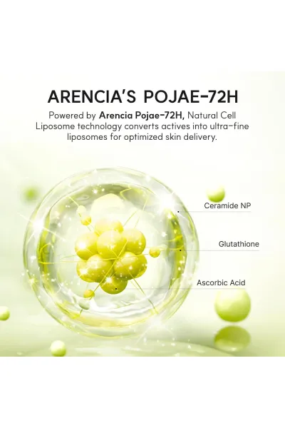  تصویر 4 : ژل کرم بوستر شات ویتامین سی آبرسان و روشن کننده قوی تیرگی ها آرنسیا ARENCIA 
