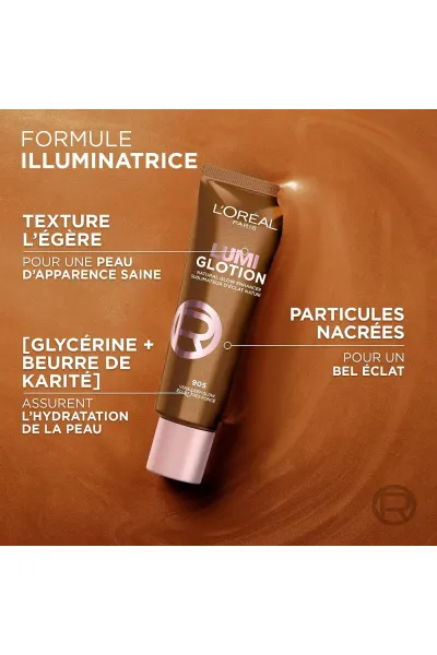  تصویر 9 : پرایمر لومی گلوشن رنگ 902 درخشش روشن Light Glow لورال پاریس L'Oreal Paris 
