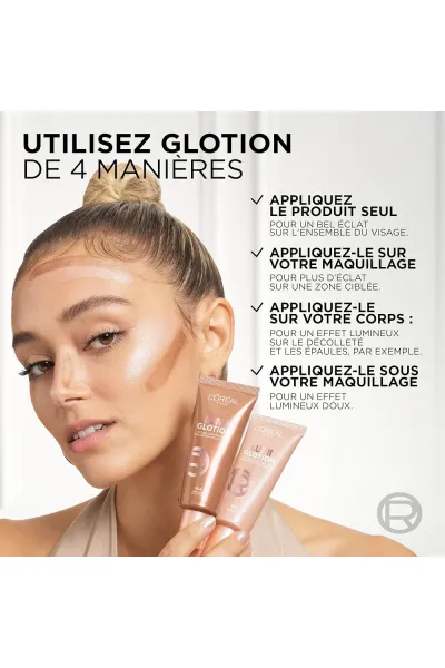  تصویر 19 : پرایمر لومی گلوشن رنگ 902 درخشش روشن Light Glow لورال پاریس L'Oreal Paris 