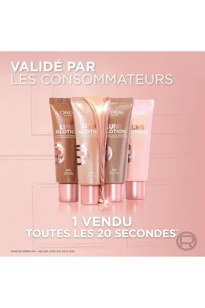  تصویر 8 : پرایمر لومی گلوشن رنگ 904 درخشش گرم و عمیق Deep Glow لورال پاریس L'Oreal Paris 