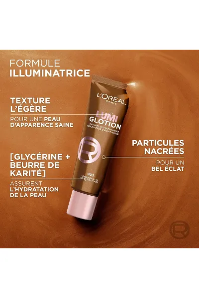  تصویر 9 : پرایمر لومی گلوشن رنگ 904 درخشش گرم و عمیق Deep Glow لورال پاریس L'Oreal Paris 