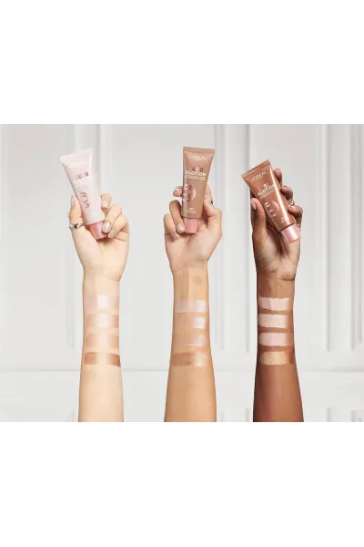  تصویر 35 : پرایمر لومی گلوشن رنگ 904 درخشش گرم و عمیق Deep Glow لورال پاریس L'Oreal Paris 