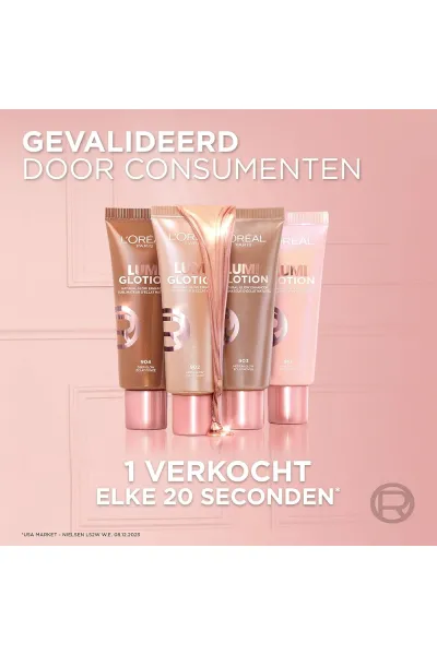  تصویر 36 : پرایمر لومی گلوشن رنگ 904 درخشش گرم و عمیق Deep Glow لورال پاریس L'Oreal Paris 