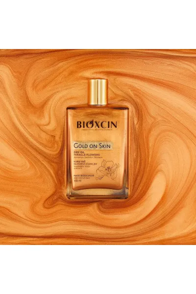  تصویر 3 : روغن خشک هایلایتر بدن Gold On Skin بیوکسین BIOXCIN 