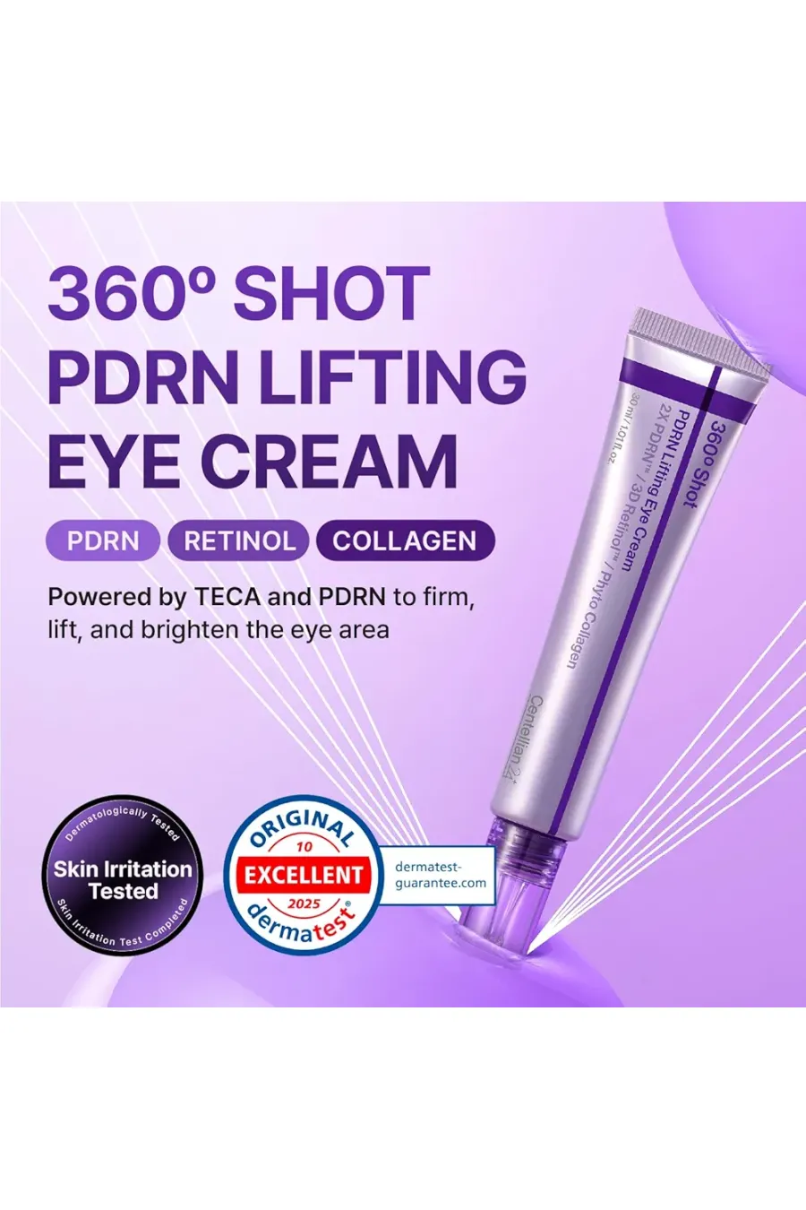 ویژگیهای کرم دور چشم شات لیفتینگ و ضدچروک PDRN سنتلین 24 Centellian24 ویژگیهای کرم دور چشم شات لیفتینگ و ضدچروک PDRN سنتلین 24 Centellian24