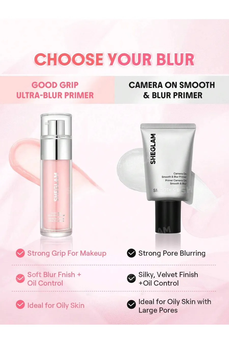 نکات مهم درباره پرایمر ماتکننده و محوکننده منافذ گود گریپ اولترا Good Grip Ultra-Blur Primer شیگلم Sheglam نکات مهم درباره پرایمر ماتکننده و محوکننده منافذ گود گریپ اولترا Good Grip Ultra-Blur Primer شیگلم Sheglam