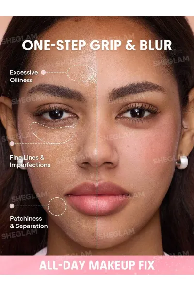  تصویر 3 : پرایمر مات‌کننده و محوکننده منافذ گود گریپ اولترا Good Grip Ultra Blur Primer شیگلم Sheglam 