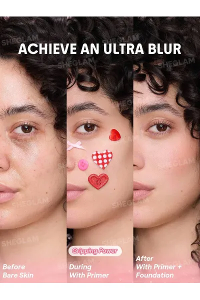  تصویر 4 : پرایمر مات‌کننده و محوکننده منافذ گود گریپ اولترا Good Grip Ultra Blur Primer شیگلم Sheglam 