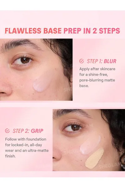  تصویر 8 : پرایمر مات‌کننده و محوکننده منافذ گود گریپ اولترا Good Grip Ultra Blur Primer شیگلم Sheglam 