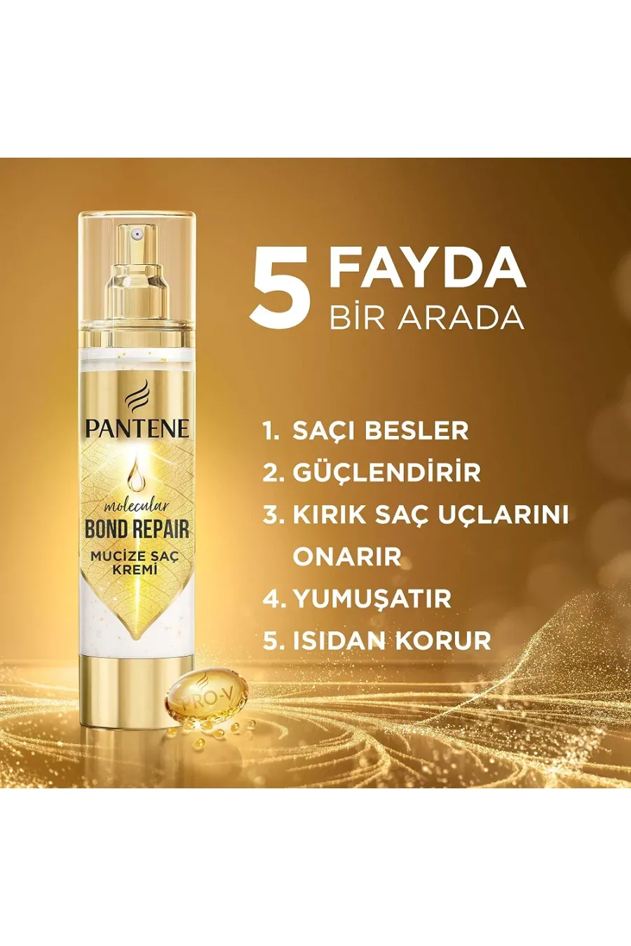 ویژگی‌های کرم موی پروتئین مروارید بازسازی موهای آسیب‌دیده و ضد آسیب مو پنتن Pantene