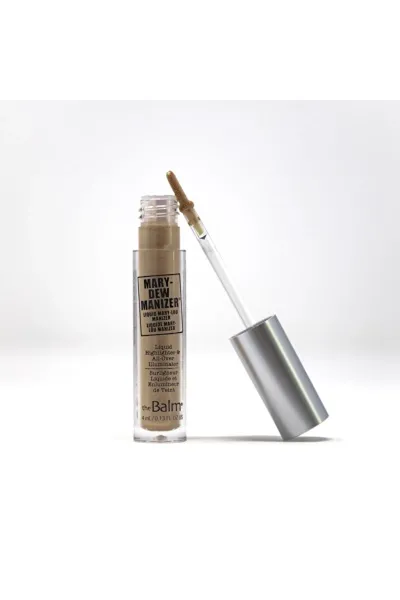  تصویر 2 : هایلایتر مایع Mary Dew Manizer با جلوه درخشان و رنگ شامپاینی دبالم The balm 