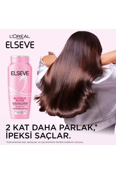  تصویر 7 : شامپو مراقبتی افزایش‌دهنده درخشندگی مو با گلیکولیک لورال پاریس L'Oreal Paris 