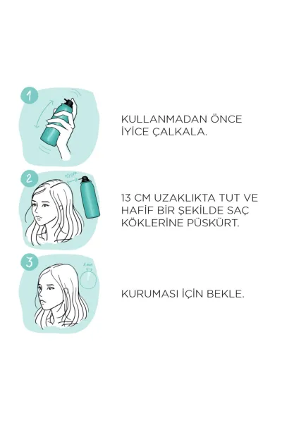  تصویر 3 : اسپری فوری پوشاننده سفیدی مو رنگ Light Brown قهوه‌ای روشن لورال پاریس L'Oreal Paris 