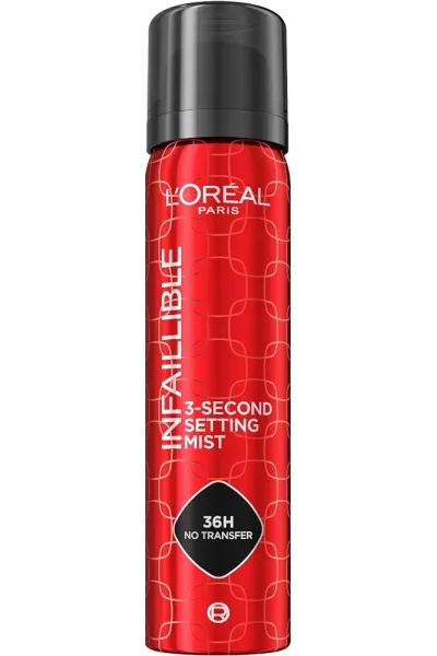 خرید و قیمت اسپری فیکس آرایش ۳ ثانیه‌ای با ماندگاری بالا و خشک‌شدن سریع L'Oreal Paris  لورال پاریس اصل