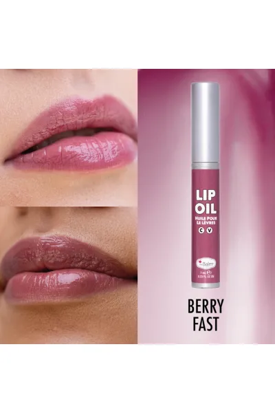  تصویر 3 : روغن لب براق Berry با رنگ توتی آبرسان و نرم‌کننده لب با جلوه طبیعی دبالم The balm 