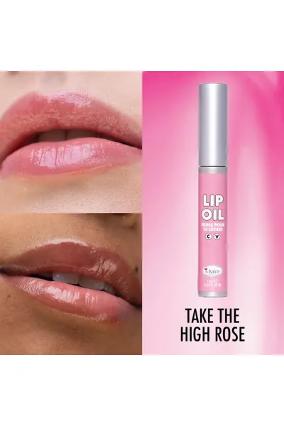  تصویر 3 : روغن لب مرطوب‌کننده Take The High Rose رنگ رز صورتی طبیعی دبالم The balm 
