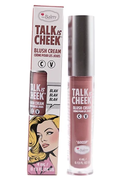 خرید و قیمت رژگونه مایع Gossip رنگ قهوه‌ای روشن با جلوه طبیعی و ماندگار The balm  دبالم اصل