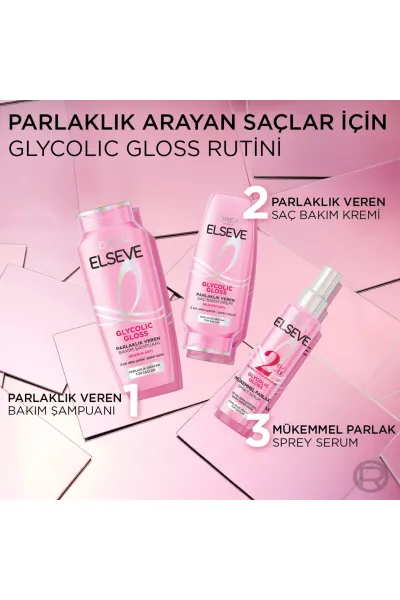  تصویر 5 : سرم اسپری گلیکولیک برای براقیت و درخشش فوری موها لورال پاریس L'Oreal Paris 