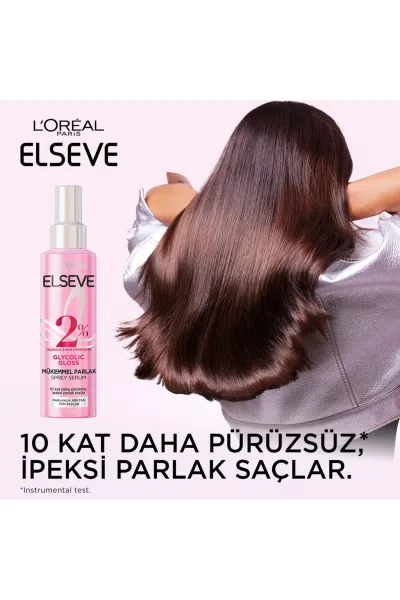  تصویر 8 : سرم اسپری گلیکولیک برای براقیت و درخشش فوری موها لورال پاریس L'Oreal Paris 
