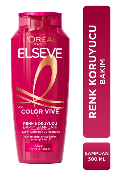 شامپو مخصوص موهای رنگ شده Color Vive لورال پاریس L'Oreal Paris