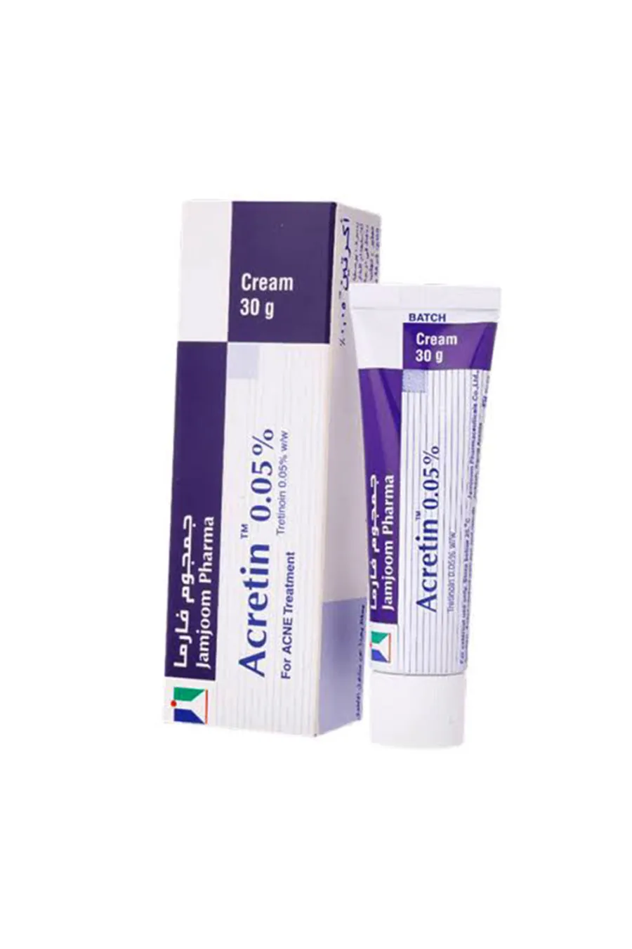 خرید کرم ترتینوئین برای درمان جوش و لک‌های پوستی جمجوم فارما Jamjoom Pharma اصل و اورجینال از نازجان