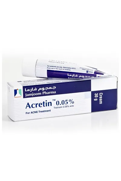  تصویر 3 : کرم ترتینوئین برای درمان جوش و لک‌های پوستی جمجوم فارما Jamjoom Pharma 
