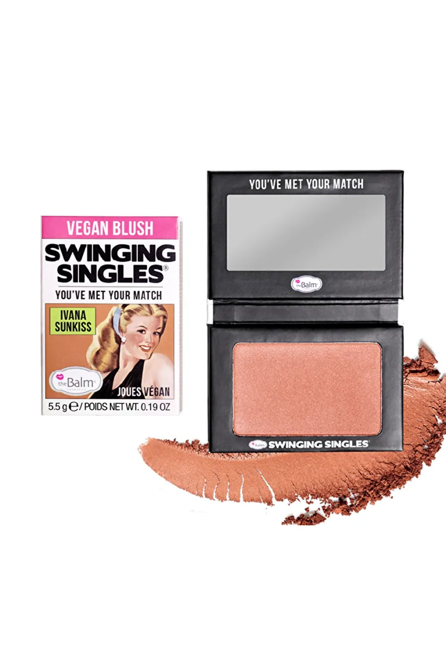 خرید رژگونه Swinging Singles در رنگ Ivana Sunkiss قهوهای روشن دبالم The balm اصل و اورجینال خرید رژگونه Swinging Singles در رنگ Ivana Sunkiss قهوهای روشن دبالم The balm اصل و اورجینال