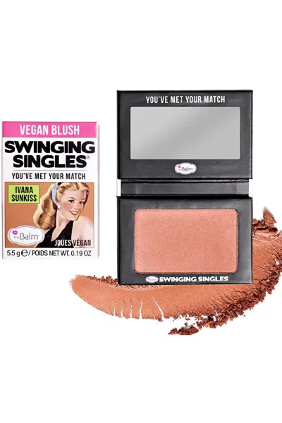 خرید و قیمت رژگونه Swinging Singles در رنگ Ivana Sunkiss قهوه‌ای روشن The balm  دبالم اصل