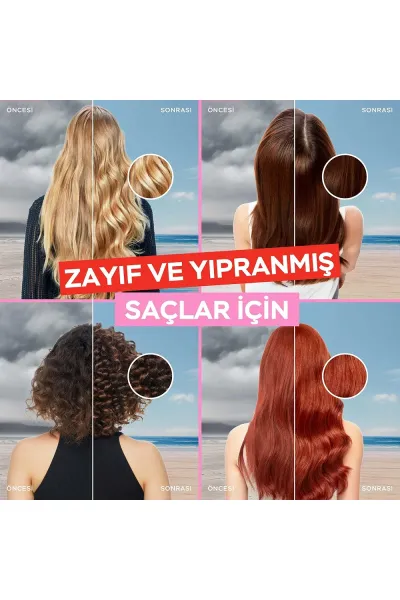  تصویر 3 : ماسک مو کراتینه برای محافظت و تقویت موهای آسیب‌دیده پنتن Pantene 