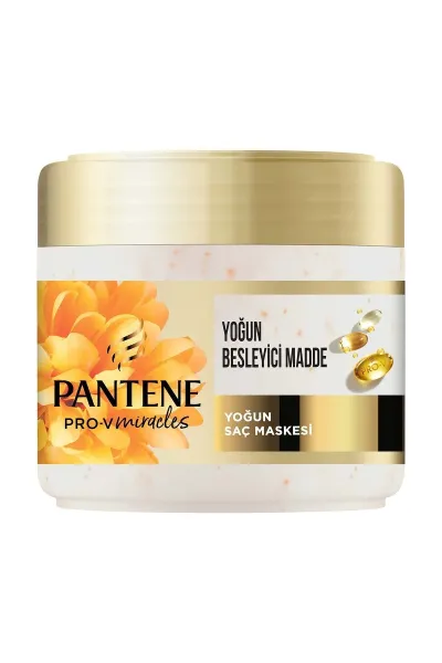  تصویر 1 : ماسک ضد وز مو برای موهای خشک و فر آبرسان و نرم‌کننده پنتن Pantene 