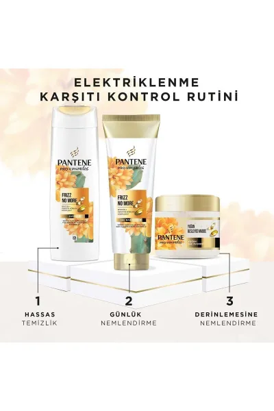  تصویر 5 : ماسک ضد وز مو برای موهای خشک و فر آبرسان و نرم‌کننده پنتن Pantene 