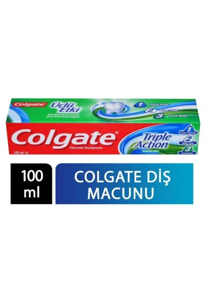 خرید و قیمت خمیر دندان ۳ کاره نعنایی Colgate  کلگیت اصل