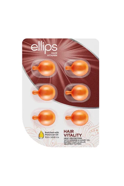 ویتامین مو حاوی روغن آرگان مراکشی تقویت و محافظت از مو الیپس Ellips