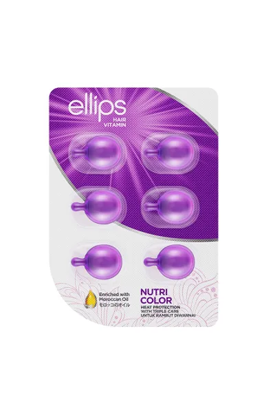 ویتامین مو با روغن آرگان مراکشی مخصوص موهای رنگ‌شده الیپس Ellips