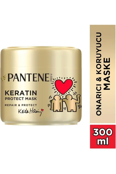  تصویر 1 : ماسک مو کراتین پروتکت مخصوص موهای آسیب‌دیده پنتن Pantene 
