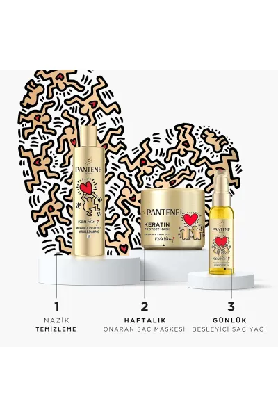  تصویر 5 : ماسک مو کراتین پروتکت مخصوص موهای آسیب‌دیده پنتن Pantene 