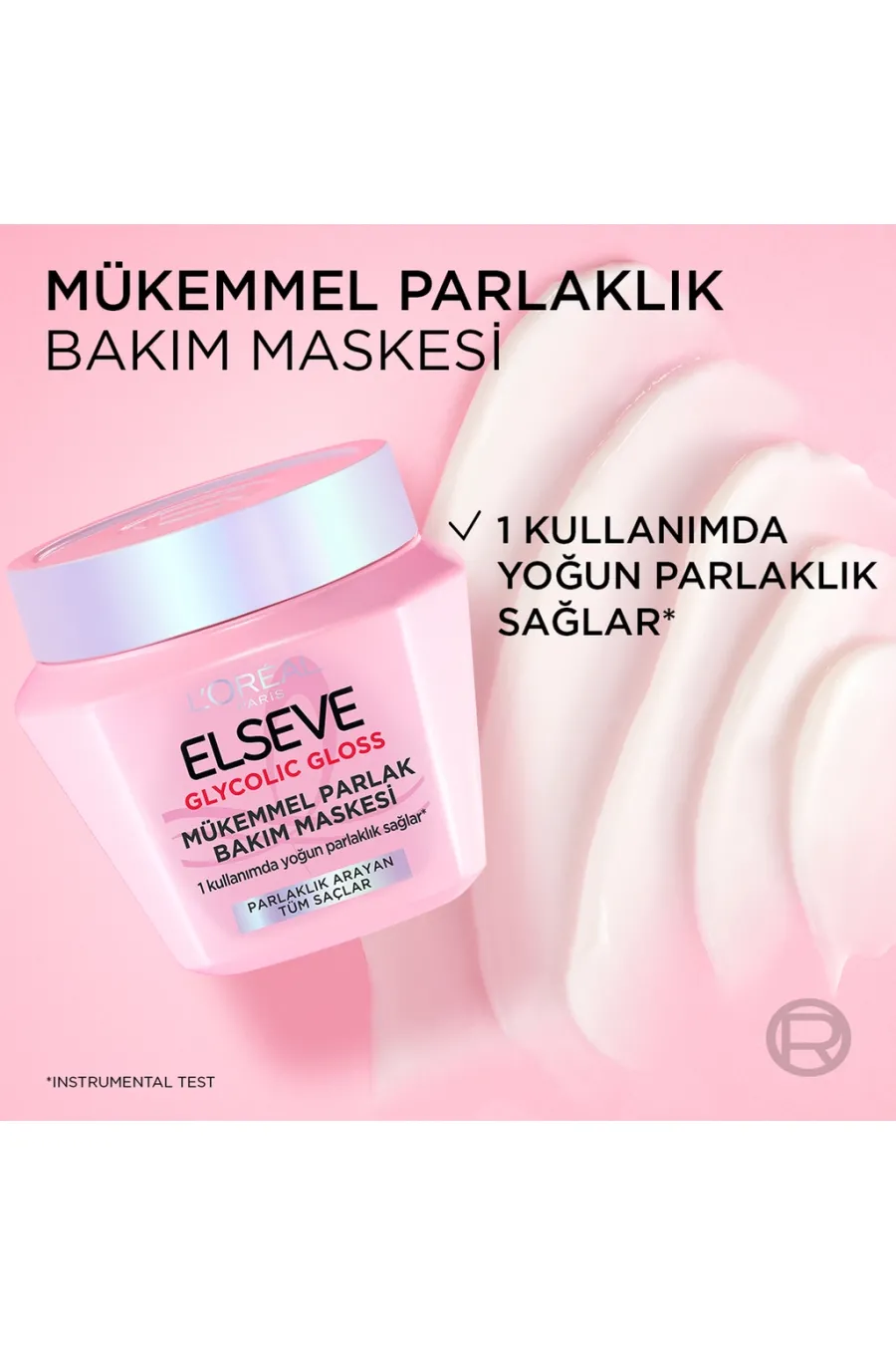 مزایای استفاده از ماسک مو گلیکولیک گلاس برای درخشش و صافی موهای کدر لورال پاریس L'Oreal Paris
