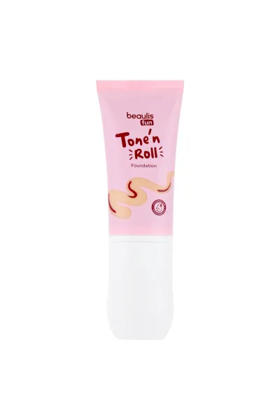  تصویر 1 : کرم پودر رولی رنگ 197 Milky  شیری روشن با پوشش طبیعی و جلوه یکدست بیولیس Beaulis 