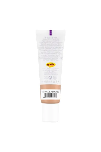  تصویر 3 : کرم بی‌بی پوشاننده و مرطوب‌کننده رنگ 132 Pale Almond قهوه‌ای روشن بیولیس Beaulis 