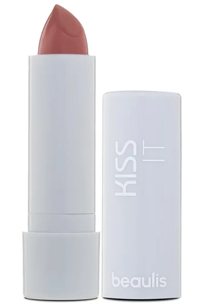 خرید و قیمت رژ لب مات 111 Soft Kiss رنگ قهوه‌ای روشن با جلوه مخملی Beaulis  بیولیس اصل