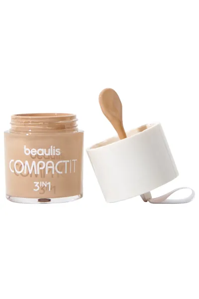  تصویر 3 : کرم‌پودر رژگونه و کانسیلر کامپکت 115 Natural Beige قهوه‌ای روشن بیولیس Beaulis 
